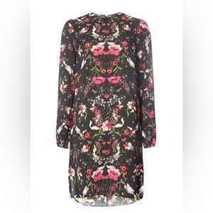 NWT Dorothy Perkins Floral Print Dress Black Pink UK 20  US 16